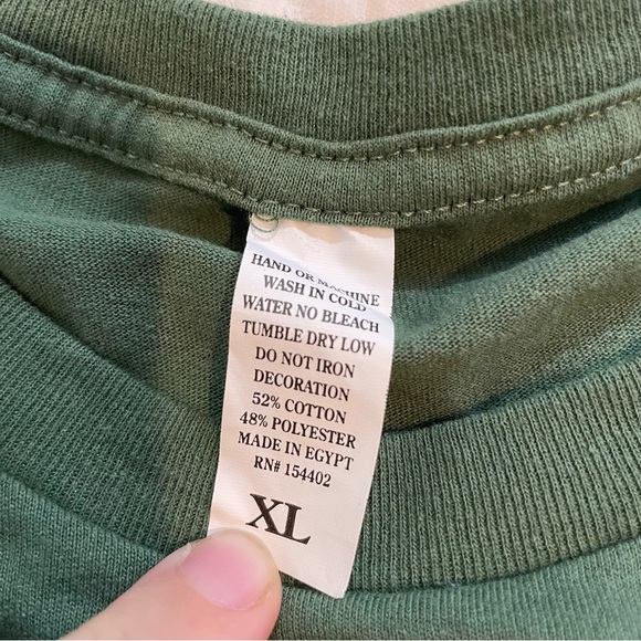 Worldwide Fear Nothing Green T-Shirt Men’s XL Streetwear Tee Skulls Gothic Fire - Picture 3 of 6